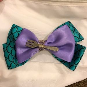 Disney Ariel Little Mermaid Hair Bow Clip